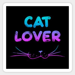 Cat Lover - Purple Sticker